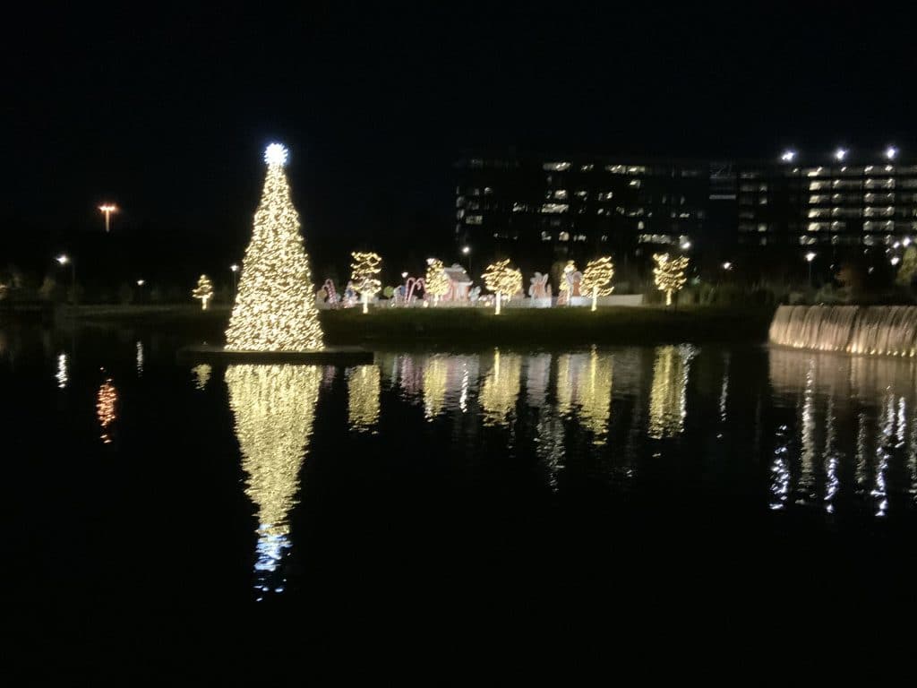 Holiday light installation in Spring Texas